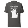 unisex-staple-t-shirt-asphalt-front-69c44c5958936.jpg "Black Cats Bring Good Vibes" Dark Aesthetic T-Shirt (PD018_T01)