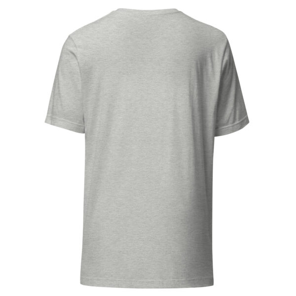 unisex-staple-t-shirt-athletic-heather-back-69bc0f485d610.jpg "Friendly From A Distance" Minimalist Dog T-Shirt (PD006_T01)
