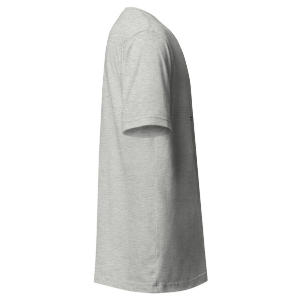 unisex-staple-t-shirt-athletic-heather-right-69bc0f485ea1e.jpg "Friendly From A Distance" Minimalist Dog T-Shirt (PD006_T01)