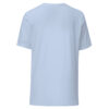 unisex-staple-t-shirt-baby-blue-back-69bc0f485d6e0.jpg "Friendly From A Distance" Minimalist Dog T-Shirt (PD006_T01)