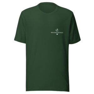 unisex-staple-t-shirt-forest-front-69bd29b5d02b4.jpg "Who Rescued Who?" Dark Edition Pocket T-Shirt (PD009_T01)