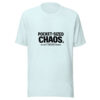 unisex-staple-t-shirt-heather-ice-blue-front-69be47d7d82f4.jpg "Pocket-Sized Chaos" Funny Small Dog T-Shirt (PD011_T01)