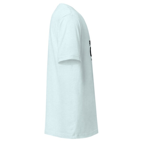 unisex-staple-t-shirt-heather-ice-blue-right-69be47d7db429.jpg "Pocket-Sized Chaos" Funny Small Dog T-Shirt (PD011_T01)
