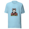unisex-staple-t-shirt-ocean-blue-front-69be627a41a85.jpg "My Cat Is Judging You" Sarcastic Graphic T-Shirt (PD014_T01)