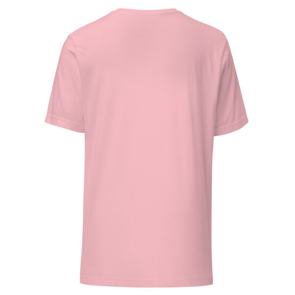 unisex-staple-t-shirt-pink-back-69bc0f485d776.jpg "Friendly From A Distance" Minimalist Dog T-Shirt (PD006_T01)