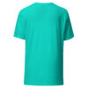 unisex-staple-t-shirt-teal-back-69be47d7d93fe.jpg "Pocket-Sized Chaos" Funny Small Dog T-Shirt (PD011_T01)