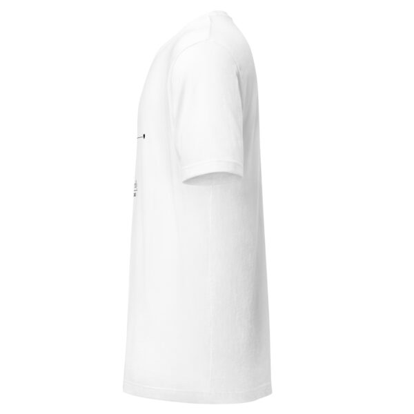 unisex-staple-t-shirt-white-left-69bc0f485e296.jpg "Friendly From A Distance" Minimalist Dog T-Shirt (PD006_T01)