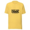 unisex-staple-t-shirt-yellow-front-69be47d7d8253.jpg "Pocket-Sized Chaos" Funny Small Dog T-Shirt (PD011_T01)