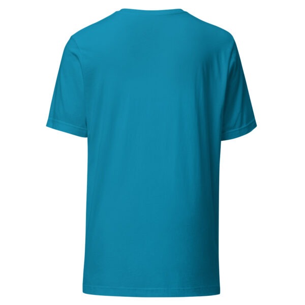 unisex-staple-t-shirt-aqua-back-69d3be7cad43e.jpg My Co Pilot Has Paws Funny Dog Unisex T Shirt Dark Edition (PD023_T02)