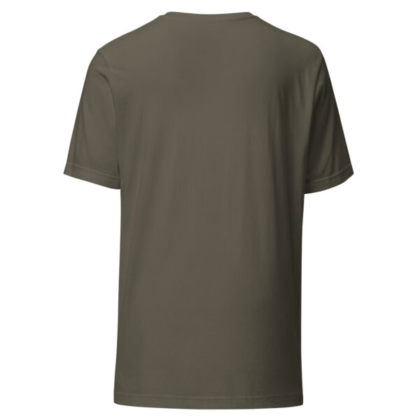 unisex-staple-t-shirt-army-back-69d3be7cad52a.jpg My Co Pilot Has Paws Funny Dog Unisex T Shirt Dark Edition (PD023_T02)