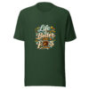 unisex-staple-t-shirt-forest-front-69eb29aa70c15.jpg Retro Dog Lover T Shirt Life Is Better With Paws (PD028_T01)