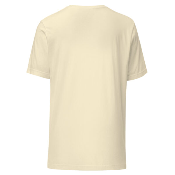 unisex-staple-t-shirt-natural-back-69d3bbf270792.jpg My Co Pilot Has Paws Funny Dog Unisex T Shirt Light Edition (PD023_T01)