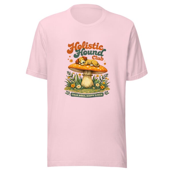 Holistic Dog Shirt Mushroom Hound Club Graphic ((PD024_T01)