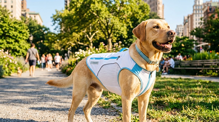 High quality gear is required for effective urban dog heatstroke prevention