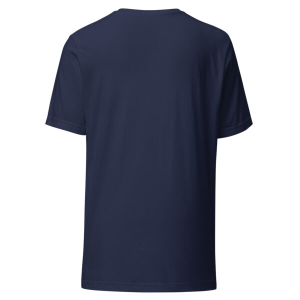 unisex-staple-t-shirt-navy-back-6a532f5b2751d.jpg Introvert Dog Approved Humans By Appointment Graphic Tee (PD032_T01)